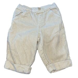 Vintage Gymboree 2005 Boys Cordoury Pants Tan Khaki Size 6-12 Months